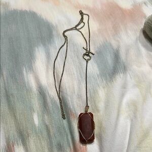 Red Pendant Necklace